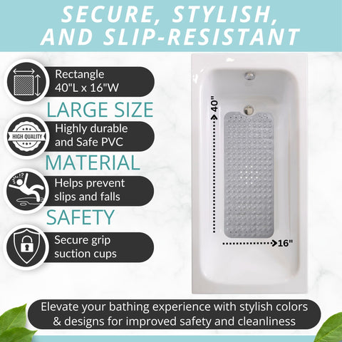 ENKOSI easy-clean PVC bath mat for daily use.