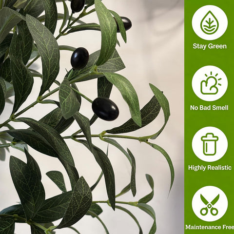 ENLETRAN olive tree branches can be bent to fit your décor.