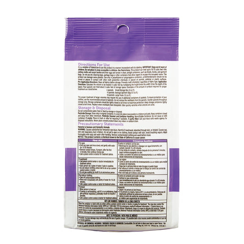 Enoz lavender scented packets safeguard blankets and textiles in chests.