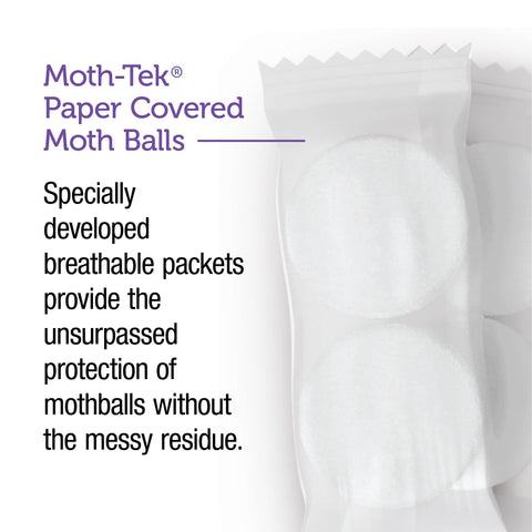 Enoz lavender packets offer odor-free protection for flat storage.