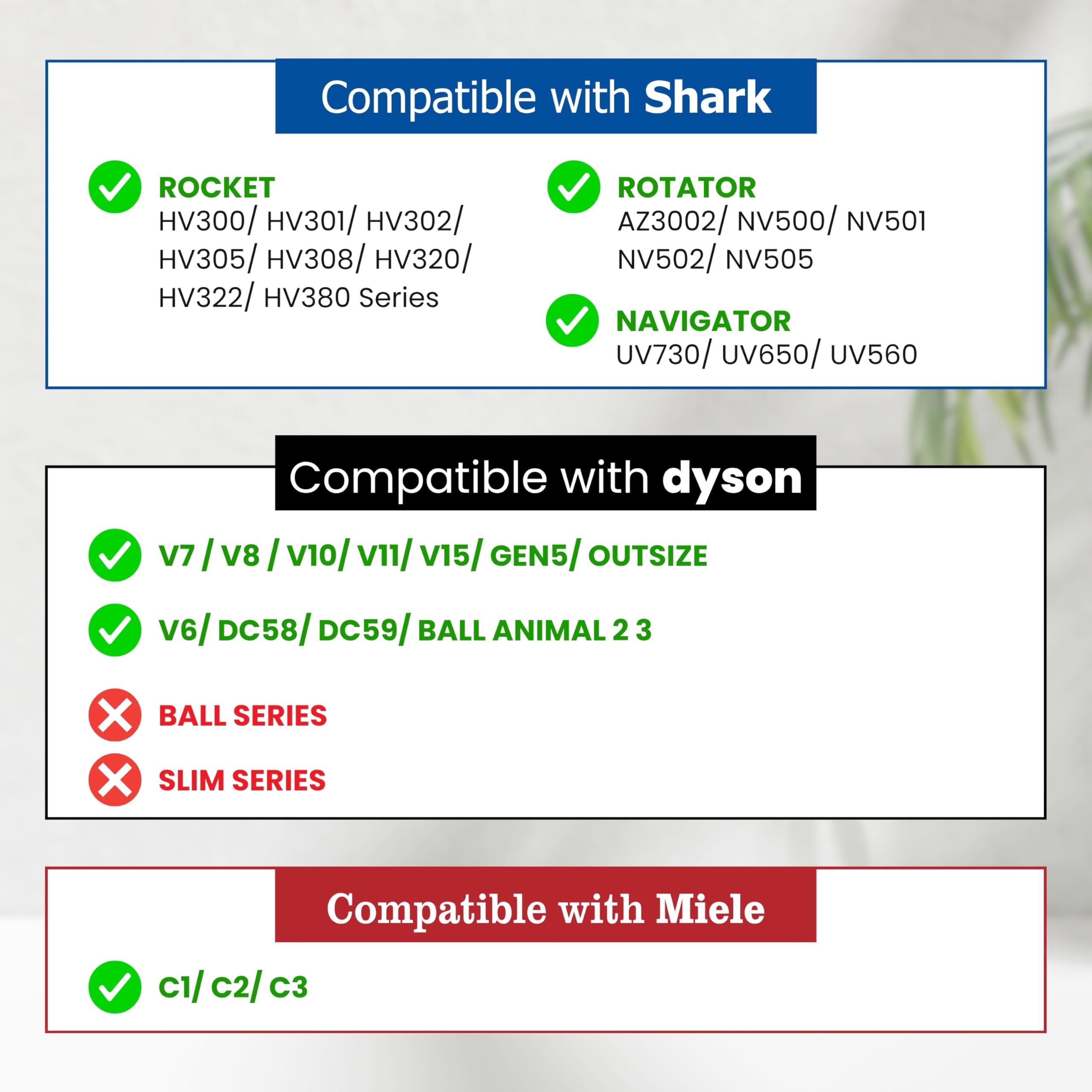 ENUKYCOM Pet hair grooming brush for Dyson Ball Animal 2, gentle detangling and fur collection.