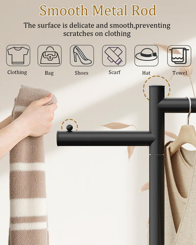 Enumail glossy metal tubes with textured rock base for modern look