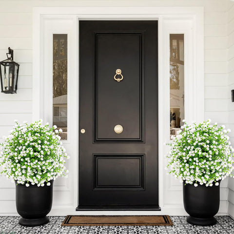 ENVEN ground spikes securely anchor topiaries for stable outdoor display
