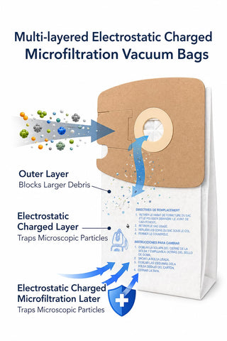 EnviroCare 36-pack replacement bags support long cleaning sessions.