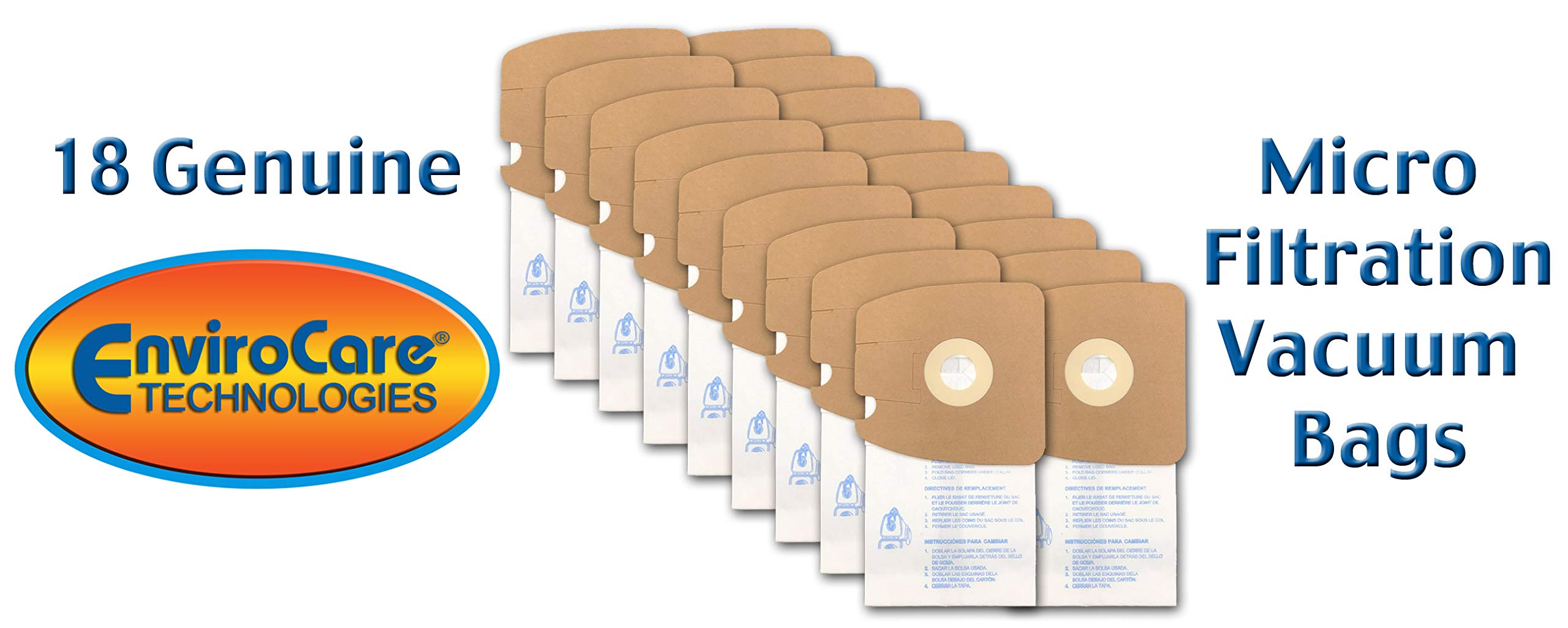 EnviroCare micro-filtration bags claim 99.7 percent filtration of tiny particles.