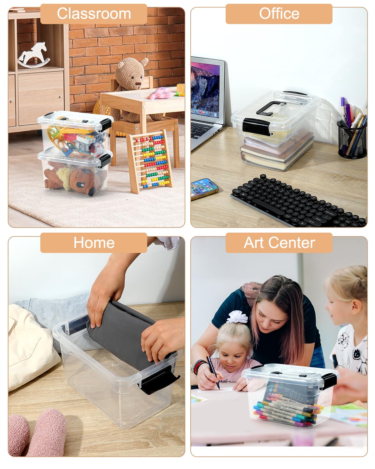 EOENVIVS closet-storage bin-stack helps maximize small-space organization.
