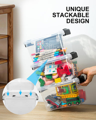 EOENVIVS kitchen-organization bin ideal for pantry items and snack storage.