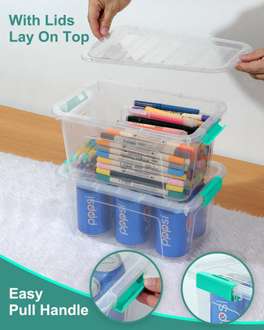 EOENVIVS versatile bins for pantry, toy storage, and crafts.