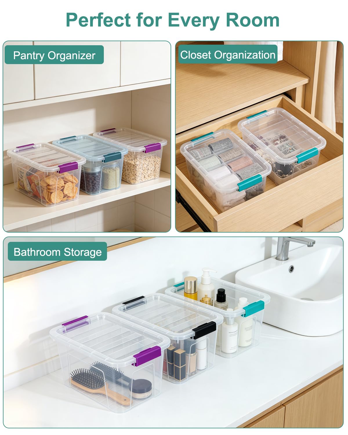 EOENVIVS transparent body lets you spot items at a glance.