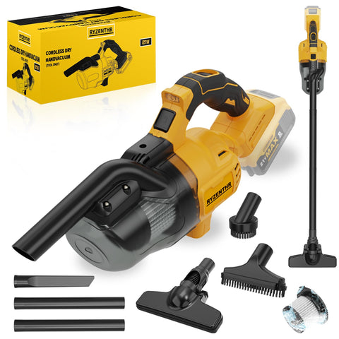 EOGTHIGO cordless vacuum front view shows compact, easy-to-handle design.