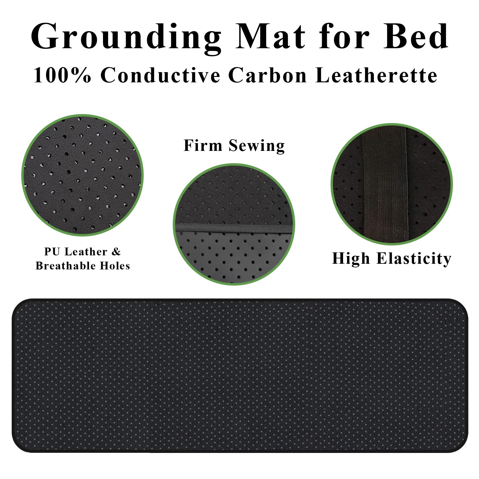 EOHELGRO 15-foot grounding cord connected to mat for flexible use.