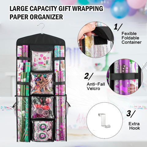 EOLIMEX space-saving design streamlines Christmas and gift-supply organization.