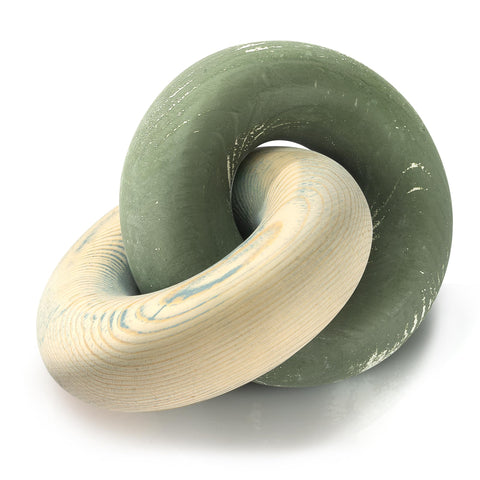 EOSAHR boho pine wood knot decor adds natural texture to any coffee table.