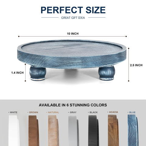 EOSAHR living room boho display stand blue enhances countertop decor