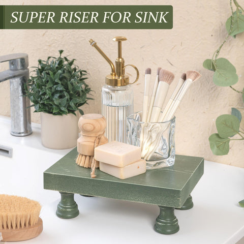 EOSAHR candle tray elevates decor with natural wood finish