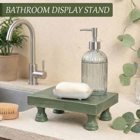 EOSAHR soap-dish organizer keeps bathroom essentials neatly displayed