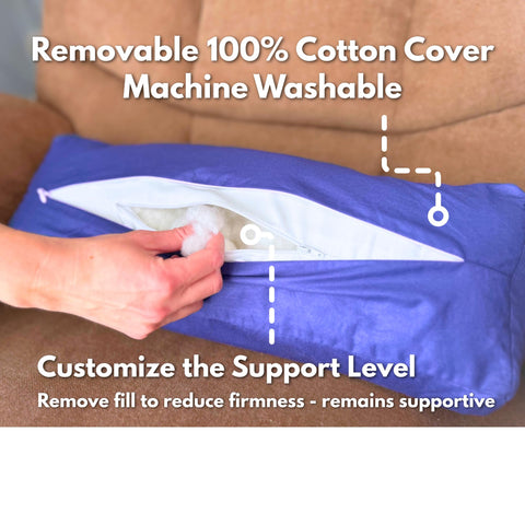 EOT Wellness recliner pillow office use supports posture at a desk.