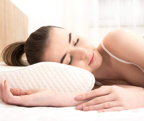 EPABO contour memory foam pillow free pillowcase included for easy care