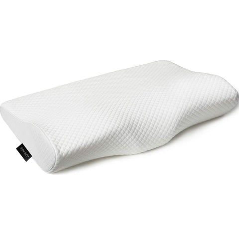 EPABO contour memory foam pillow front view offers neck support and cooling comfort.