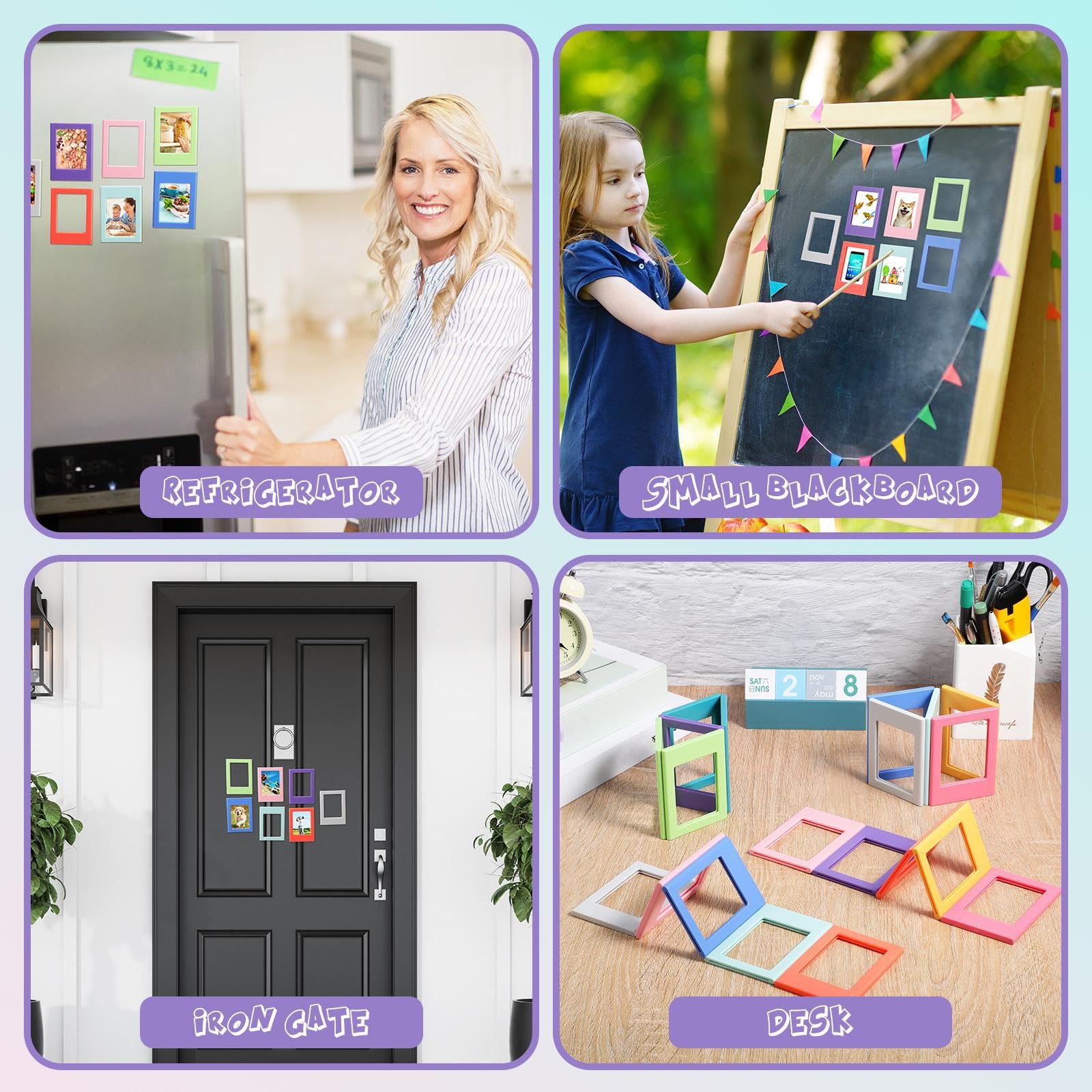 Epakh 40-piece set offers decor for home, dorm, or office.
