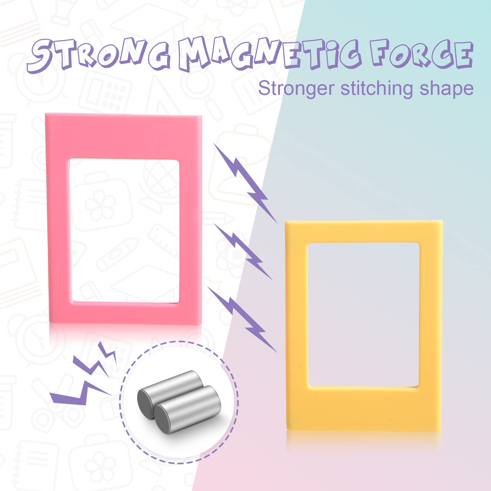 Epakh frames compatible with Fujifilm Instax Mini photos for easy display.