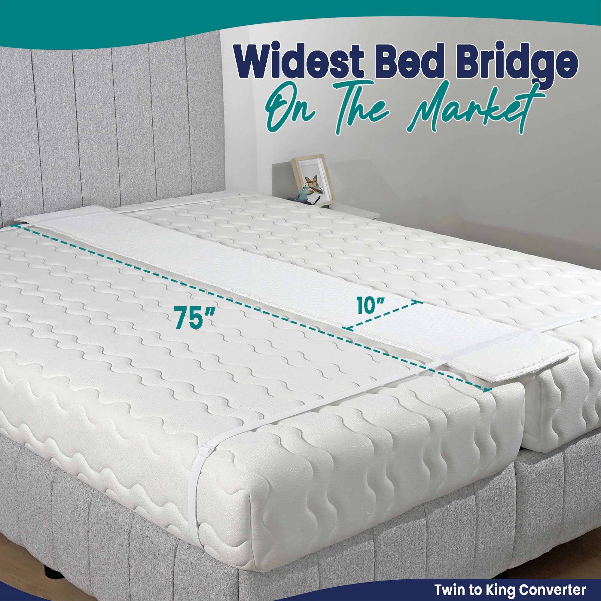 EPHEDORA bridge used with adjustable split king beds for comfort