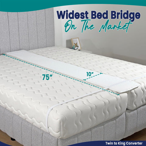 EPHEDORA bridge used with adjustable split king beds for comfort