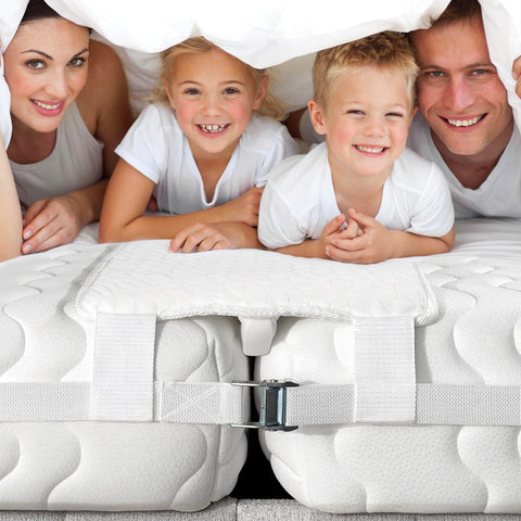 EPHEDORA bed bridge twin-to-king setup for seamless sleep surface.