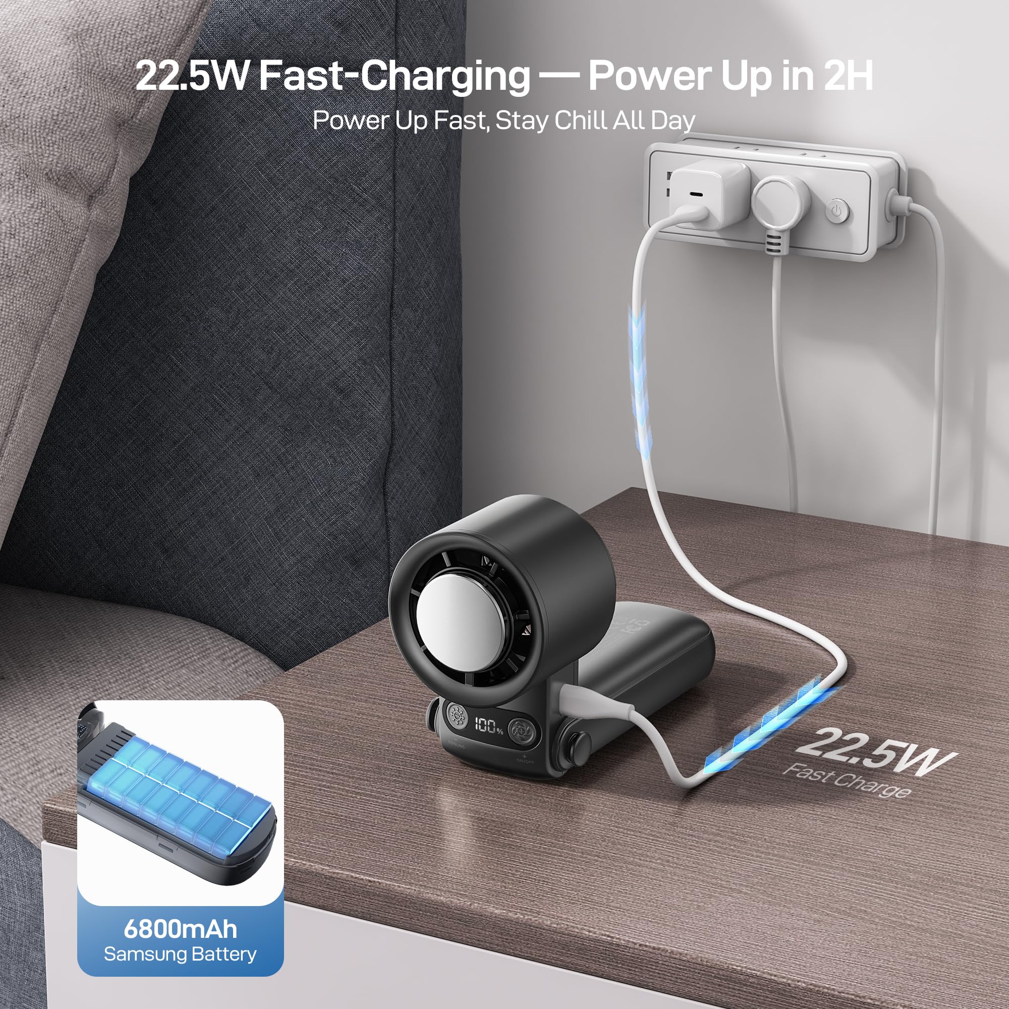 100 speed levels with memory for precise comfort