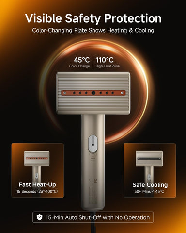 EPICKA dual voltage steamer quick heat function ready for international use