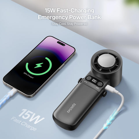 22.5W fast charging for quick recharge on the go