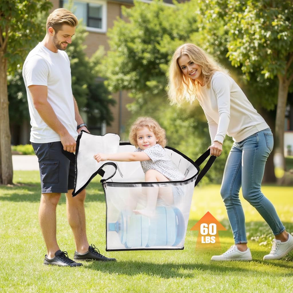EpicTotes eight-pack storage bags arranged for versatile home organization.