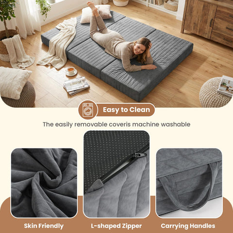 Versatile 7-in-1 use for guests, camping, lounging, and more.
