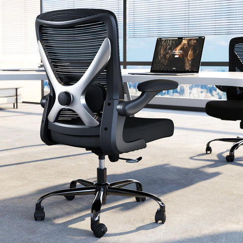 Ergalithic chair supports up to 330 lbs for sturdy, reliable use.