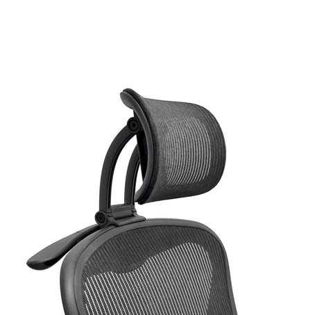 ERGOKING secure-clip-on design demonstrates easy attachment to Aeron backrest.