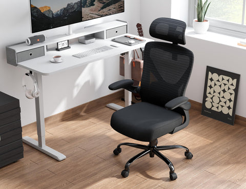 Ergalithic chair easy-assembly with clear instructions.