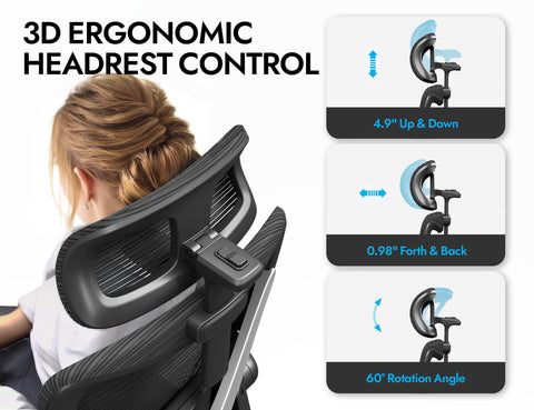 Ergalithic chair flip-up-armrests customize arm support.