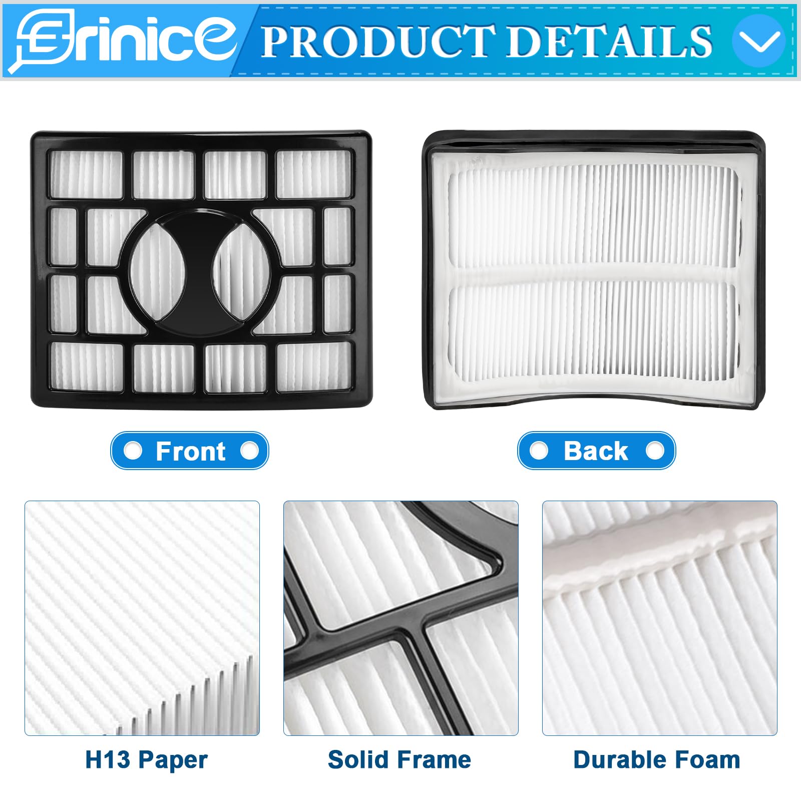 Erinice belts and wheels set restores brush power for deep carpet cleaning.