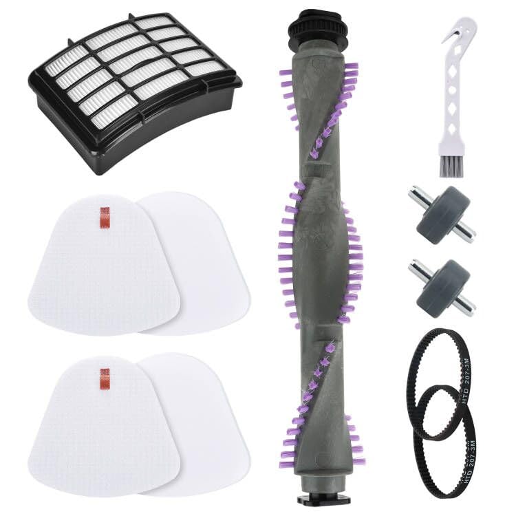 Erinice brush roller kit for Shark Navigator NV350 improves suction and easy replacement.