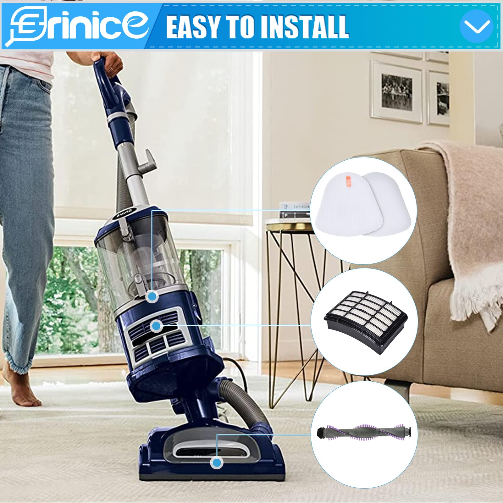 Erinice wheel set for NV350 makes maintenance smoother.