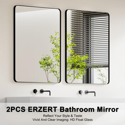 ERZERT versatile vanity mirror suitable for bathrooms and living spaces.