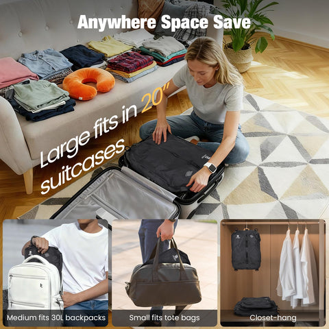 ESCRODOI travel bags with pump enable fast compression.