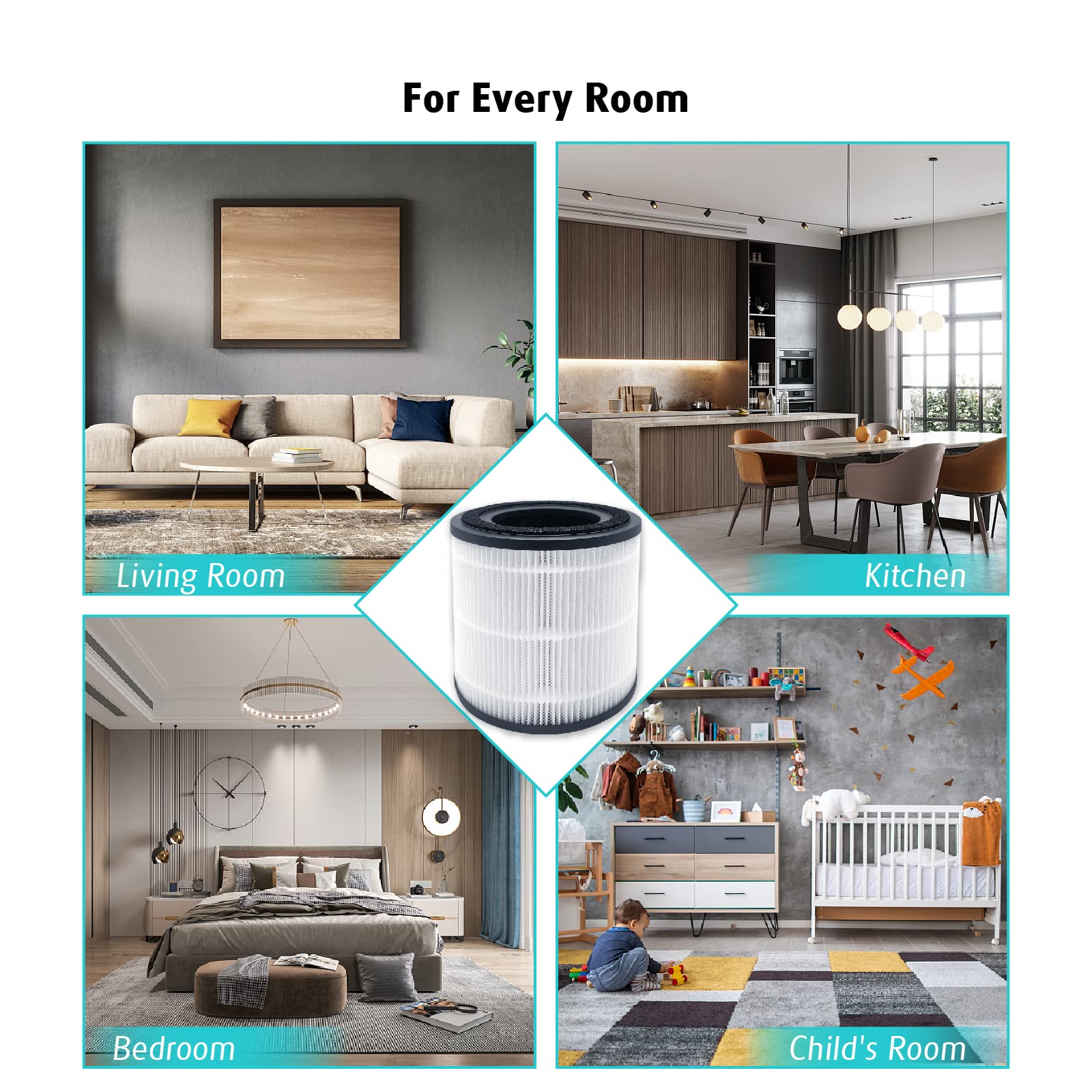 Esctabalt BISSELL Myaire Pro indoor air improvement in living spaces.