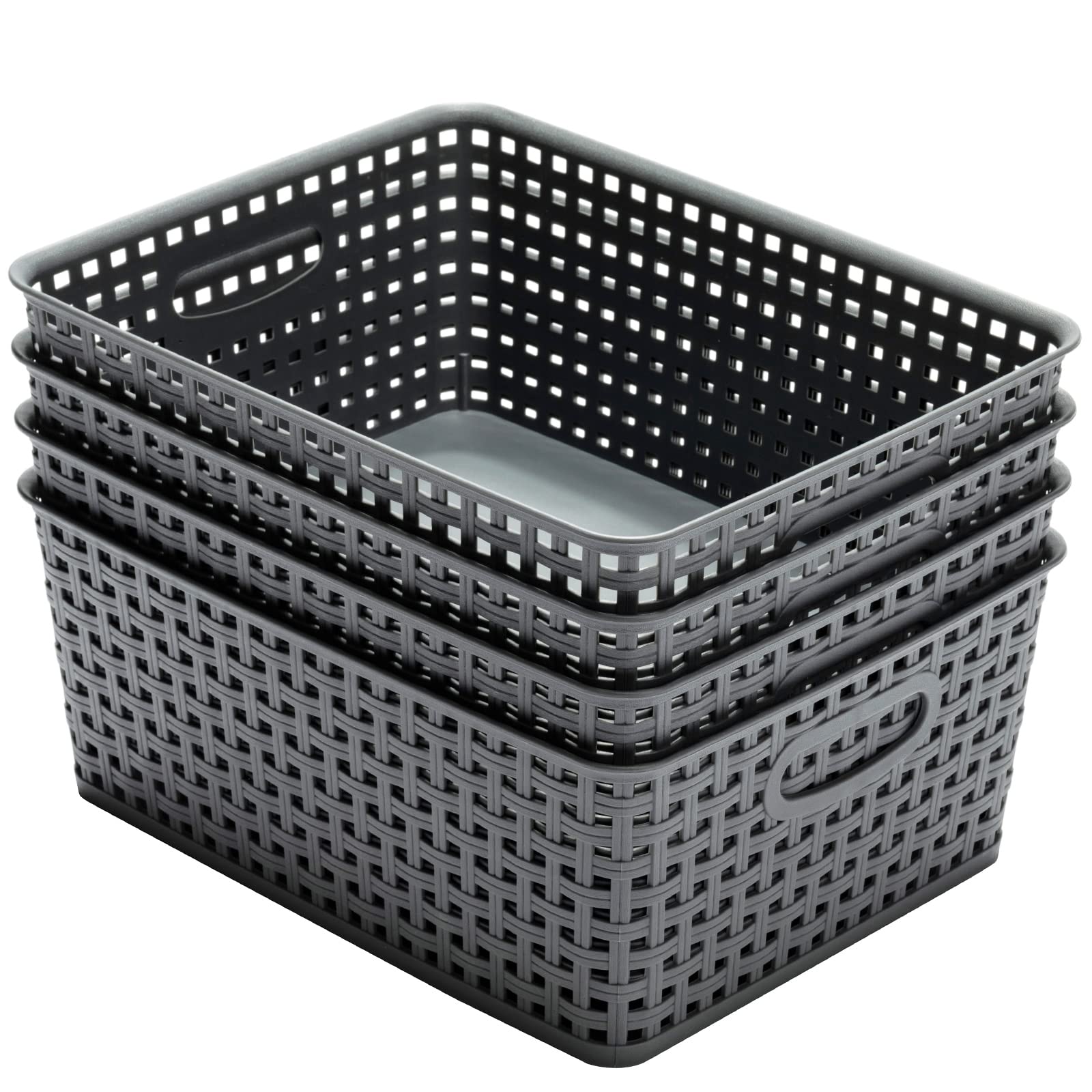 Eslite baskets in a drawer demonstrate compact organization and easy item retrieval