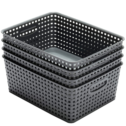 Eslite baskets in a drawer demonstrate compact organization and easy item retrieval