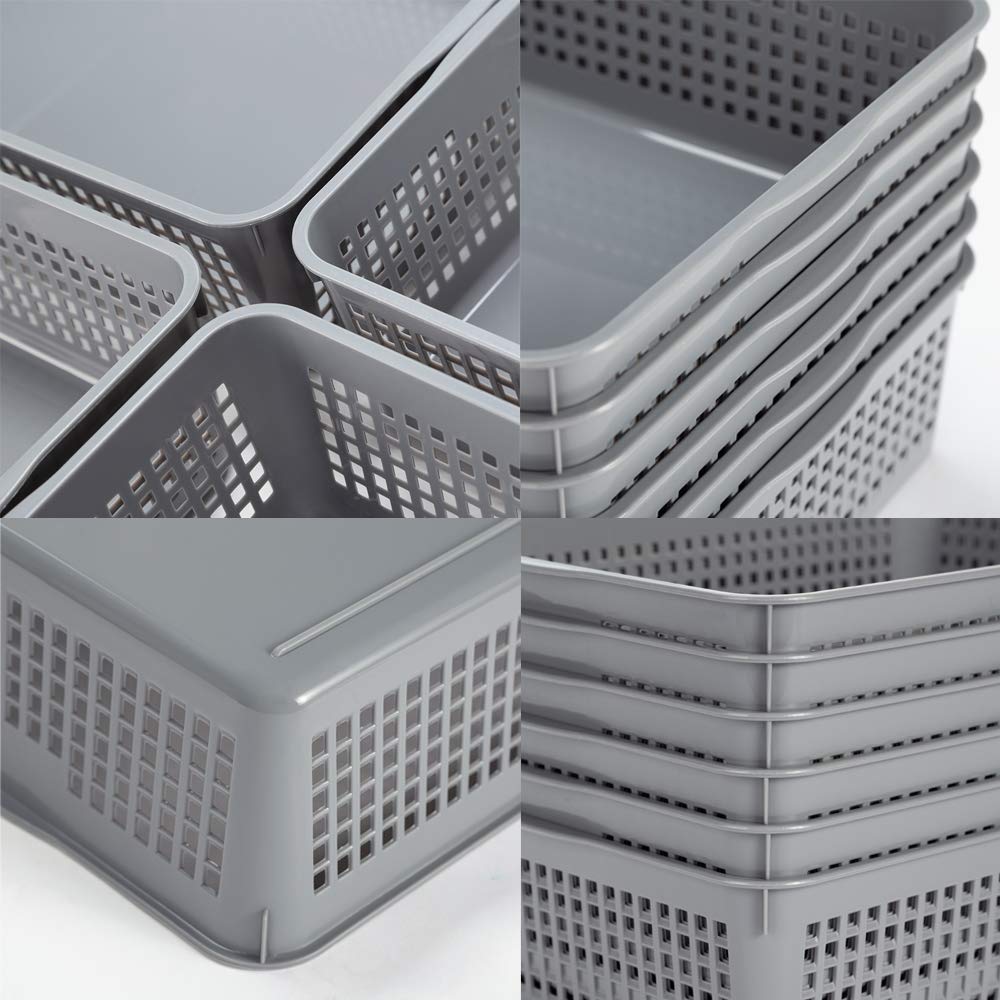 Eslite premium PP material basket offers sturdy, durable organization.