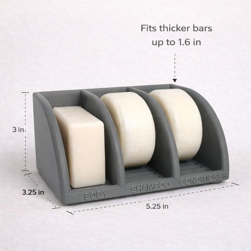 Updated bar holder design that lifts bars easily without sticking