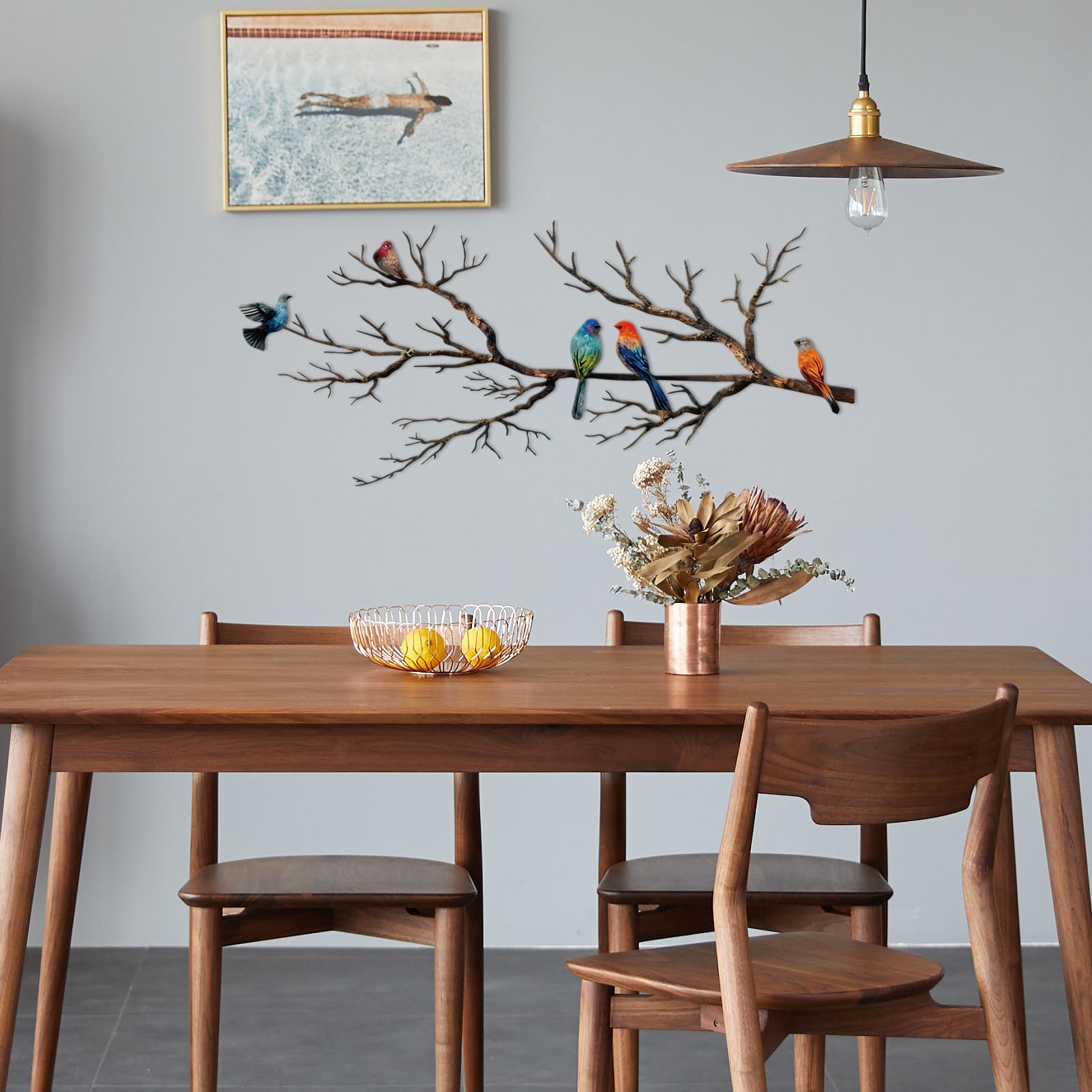 ESTART small birds wall art ideal for kitchen accent.
