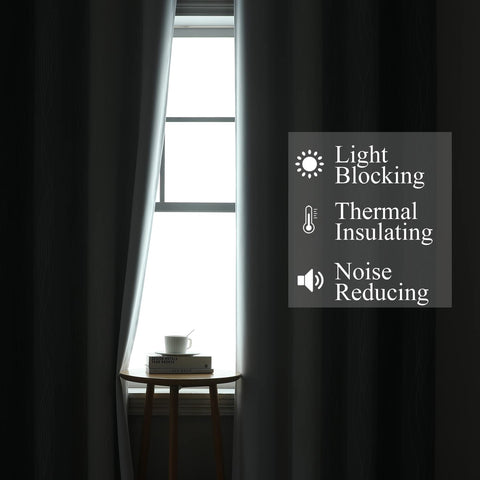 Estelar Textiler grey ombre curtains with soft fabric for bedroom privacy