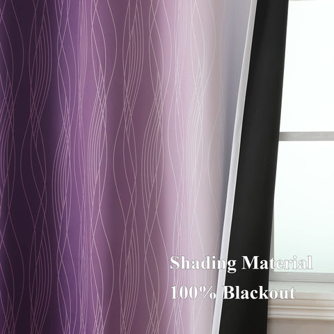 Estelar Textiler Ombre Curtains 52x84 room-darkening for privacy and UV protection